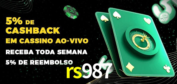 Promoções do cassino ao Vivo rs987